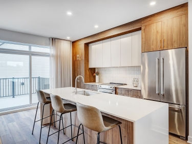 Quartier Metta - Maisons neuves dans Ahuntsic en inscription en occupation avec ascenseur avec stationnement extrieur prs d'une gare avec Piscine: Studio/loft, 600 001 $ - 700 000 $