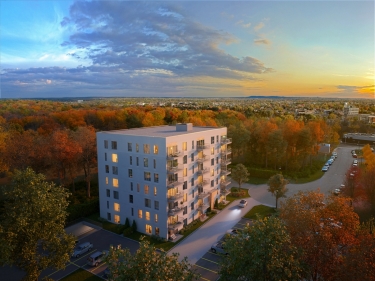 Evado Appartements - Location neuve  Blainville en inscription avec units modles en construction avec stationnement extrieur: 2 chambres