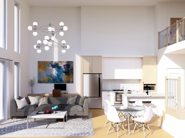 Mdina Condominiums - Condos neufs  Saint-Hippolyte avec stationnement intrieur avec gym: Studio/loft, 300 001 $ - 400 000 $