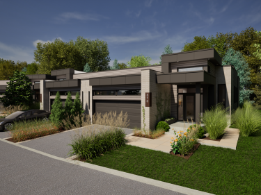 Arborea  | Maisons de plain-pied - Maisons neuves  Victoriaville en construction avec stationnement intrieur: 700 001 $ - 800 000 $